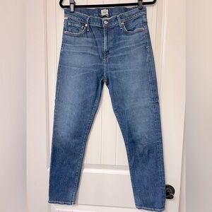 CITIZENS OF HUMANITY vintage dark wash Harlow, high rise skinny jeans. SIZE 30